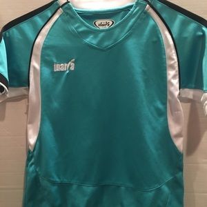 Inaria athletic shirt green/ black youth small